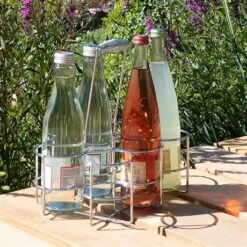 Porte-bouteilles Chromé Loop 5 Porte-bouteilles Chromé Loop -Cuisine Fournitures Magasin 60136 2 3 Porte bouteilles chrome Loop Kela