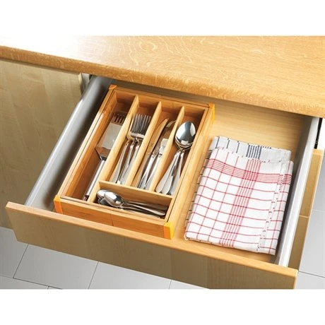 Range-couverts Extensible En Bambou 5 à 7 Compartiments 2 Range-couverts Extensible En Bambou 5 à 7 Compartiments – Image 2