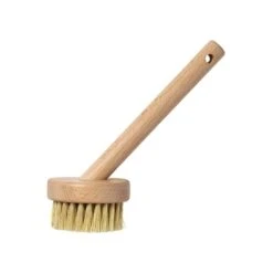Brosse à Vaisselle En Fibres De Sisal Et Manche En Bois 21 Cm
