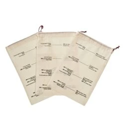 Set De 3 Sacs Coton Gradués