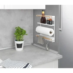 Étagère De Cuisine Magnétique Blanche -Cuisine Fournitures Magasin 603140 4 3 Etagere de cuisine magnetique blanche Wenko by Maximex