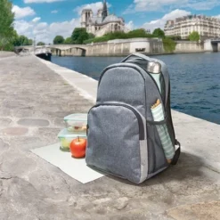 Sac à Dos Glacière Isotherme 10 L Gris -Cuisine Fournitures Magasin 606026 4 5 Sac a dos glaciere isotherme 10 L gris Mathon