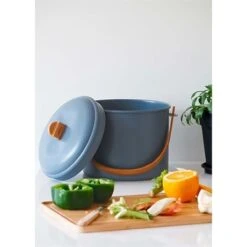 Seau à Compost D’intérieur Ardoise 7 L 5 Seau à Compost D’intérieur Ardoise 7 L -Cuisine Fournitures Magasin 606079 2 1 Seau a compost d interieur ardoise 7 L Pebbly