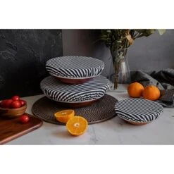 3 Couvre-bols En Coton -Cuisine Fournitures Magasin 606086 3 1 3 couvre bols en coton Nuts Innovation