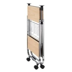 Desserte DELUXE Coloris érable -Cuisine Fournitures Magasin 60635 2 4 Desserte DELUXE coloris erable Wenko by Maximex