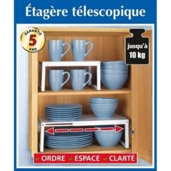 Etagère Télescopique En Fer -Cuisine Fournitures Magasin 60685 3 5 Etagere telescopique en fer Wenko by Maximex