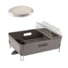 Lot Egouttoir à Vaisselle Avec Bac Et Savon D'acier Anti-odeurs