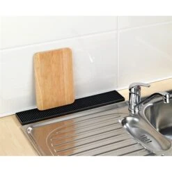 Lot Tapis égouttoirs Silicone Noirs 30x40 Cm Et 42x8cm Et égouttoir Filaire -Cuisine Fournitures Magasin 609156 2 1 Lot tapis egouttoirs silicone noirs 30x40 cm et 42x8cm et egouttoir filaire