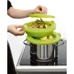 Lekue Cuit Vapeur 2 étages -Cuisine Fournitures Magasin 61324 2 0 Cuit vapeur 2 etages Lekue