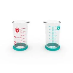 Verre Doseur En Verre Avec Silicone 200 Ml -Cuisine Fournitures Magasin 620022 3 4 Verre doseur en verre avec silicone 200 ml Pebbly