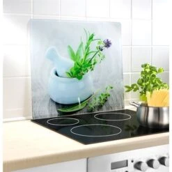Protection Murale En Verre Jardin De Fines Herbes -Cuisine Fournitures Magasin 62020 3 1 Protection murale en verre Jardin de fines herbes Wenko by Maximex