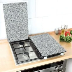 Set 2 Couvre-plaques Protection Motifs Granit