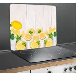 Protection Murale En Verre Citrons