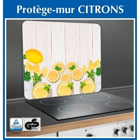 Protection Murale En Verre Citrons 3 Protection Murale En Verre Citrons – Image 3