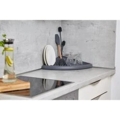 Egouttoir D'angle Gris Cornio