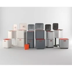 Joseph Joseph Poubelle Totem Pierre 40 L - 2 Compartiments 20 L -Cuisine Fournitures Magasin 658000 2 2 Poubelle Totem Pierre 40 L 2 compartiments 20 L Joseph Joseph