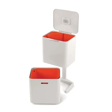 Joseph Joseph Poubelle Totem Pierre 60 L - 2 Compartiments 30 L 2 Joseph Joseph Poubelle Totem Pierre 60 L - 2 Compartiments 30 L – Image 2