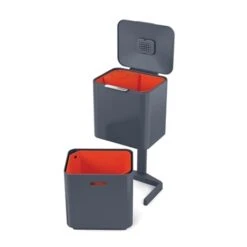 Joseph Joseph Poubelle Totem Graphite 60 L - 2 Compartiments 30 L -Cuisine Fournitures Magasin 658003 2 2 Poubelle Totem Graphite 60 L 2 compartiments 30 L Joseph Joseph