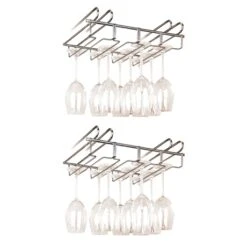 Lot De 2 Portes Verres Pour Placard Ou étagère