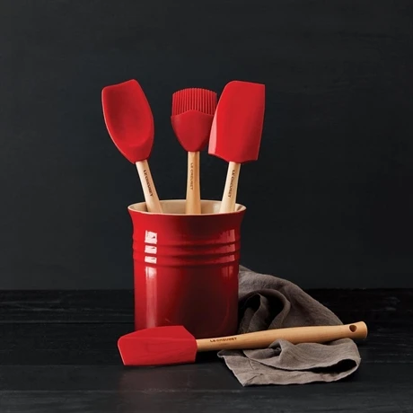 Pot à Ustensiles 1,1 L Cerise Le Creuset 2 Pot à Ustensiles 1,1 L Cerise Le Creuset – Image 2