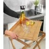 Table Pliante Avec Plateau Amovible Lugo En Bambou
