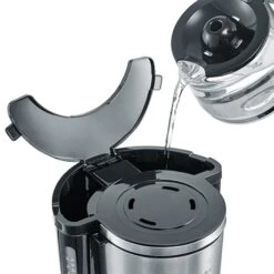 SEVERIN Cafetière Filtre Programmable 10 Tasses 1 000 W KA4826 -Cuisine Fournitures Magasin 700017 2 1 Cafetiere filtre programmable 10 tasses 1 000 W KA4826 Severin