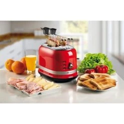 Ariete Toaster Moderna 2 Fentes 815 W 149 Rouge -Cuisine Fournitures Magasin 700047 3 2 Toaster moderna 2 fentes 815 W 149 Rouge Ariete