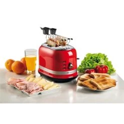 Ariete Toaster Moderna 2 Fentes 815 W 149 Rouge -Cuisine Fournitures Magasin 700047 4 2 Toaster moderna 2 fentes 815 W 149 Rouge Ariete