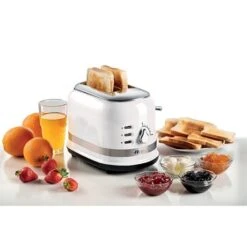 Ariete Toaster Moderna 2 Fentes 815 W 149 Blanc -Cuisine Fournitures Magasin 700048 4 1 Toaster moderna 2 fentes 815 W 149 Blanc Ariete