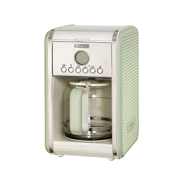Ariete Cafetière Vintage Verde 4-12 Tasses Programmable 840-960 W 1342 1 Ariete Cafetière Vintage Verde 4-12 Tasses Programmable 840-960 W 1342