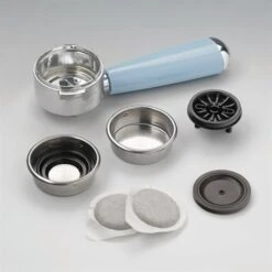 Ariete Machine à Café Expresso Vintage Celeste 0,9 L 1389 3 -Cuisine Fournitures Magasin 700056 3 1 Machine a cafe Expresso Vintage Celeste 0 9 L 1389 3 Ariete