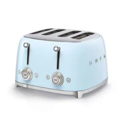 Smeg Toaster 4 Fentes 2000 W TSF03PBEU Bleu Azur