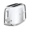 Smeg Grille Pain 4 Tranches 1500 W TSF02SSEU Chromé