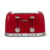 Schneider® Grille-pain 4 Fentes 1630 W SCT04R Rouge
