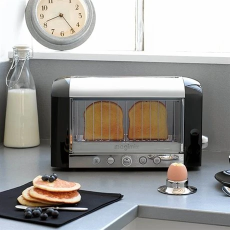 Magimix Toaster Vision Panoramique Noir 11541 2 Magimix Toaster Vision Panoramique Noir 11541 – Image 2