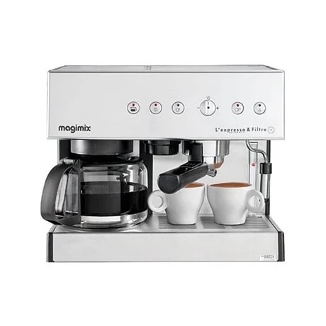 Magimix Cafetière Expresso Et Filtre Automatic Chrome Mat 1,4 L 11423 1 Magimix Cafetière Expresso Et Filtre Automatic Chrome Mat 1,4 L 11423