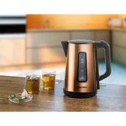 Bestron Bouilloire électrique Coloris Cuivre 1,7 L 1850 2200 W -Cuisine Fournitures Magasin 702050 3 1 Bouilloire electrique coloris cuivre 1 7 L 1850 2200 W Bestron