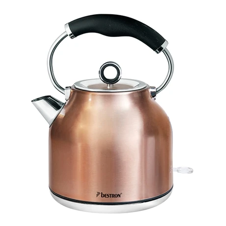 Bestron Bouilloire électrique Rétro Coloris Cuivre 1,7 L 1850 2200 W 1 Bestron Bouilloire électrique Rétro Coloris Cuivre 1,7 L 1850 2200 W