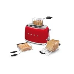 Smeg Toaster 2 Fentes Rouge 950 W TSF01RDEU -Cuisine Fournitures Magasin 70281 3 5 Toaster 2 fentes rouge 950 W TSF01RDEU Smeg