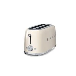 Smeg Grille-pain 4 Tranches Crème 1500 W TSF02CREU
