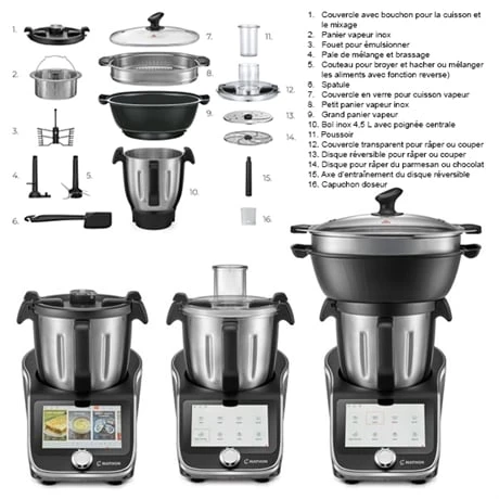 Robot Cuiseur Multifonction 4,5 L 1000 W 4 Robot Cuiseur Multifonction 4,5 L 1000 W – Image 4