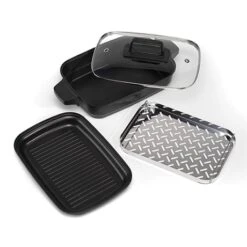 Cuisinart Multicuiseur électrique Cooking 4,7 L 1400 W Bleu Nuit -Cuisine Fournitures Magasin 713018 2 3 Multicuiseur electrique Cooking 4 7 L 1400 W bleu nuit Cuisinart