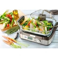 Cuisinart Cuiseur Vapeur Digital CookFresh STM1000E -Cuisine Fournitures Magasin 71569 3 8 Cuiseur vapeur Digital CookFresh STM1000E Cuisinart