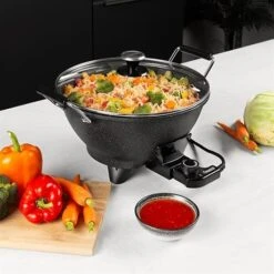 Princess Wok électrique 7 L 1400 W 01.162389.01.001 -Cuisine Fournitures Magasin 718001 3 2 Wok electrique 7 L 1400 W 01 162389 01 001 Princess