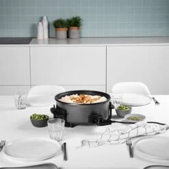 Tristar Faitout électrique 5 L Avec Couvercle 1 500 W PZ-9135 -Cuisine Fournitures Magasin 718002 2 2 Faitout electrique 5 L avec couvercle 1 500 W PZ 9135 Tristar