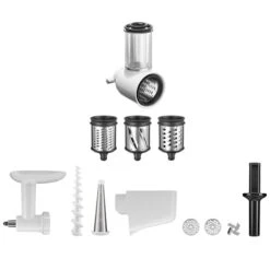 KitchenAid Kit 3 Accessoires Passoire à Fruit Et Légume, Tranche Râpe Et Hachoir 5KSMFPPC
