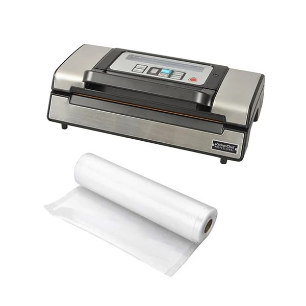 Lot Appareil à Emballer Sous Vide Pro Soudure Et Rouleau 10 Mètres De Sachets à Découper 1 Lot Appareil à Emballer Sous Vide Pro Soudure Et Rouleau 10 Mètres De Sachets à Découper