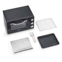SEVERIN Mini Four Noir 20 L 1380 W TO2070 -Cuisine Fournitures Magasin 740037 2 1 Mini four noir 20 L 1380 W TO2070 Severin
