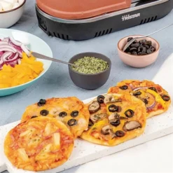 Tristar Four à Pizza électrique 2 Personnes Pizza Festa Connect 530 W Marron -Cuisine Fournitures Magasin 740070 4 2 Four a pizza electrique 2 personnes Pizza Festa Connect 530 W marron Tristar