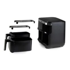 Domo Déli Fryer Double Fry Zone 2 X 4L -Cuisine Fournitures Magasin 740074 3 1 Deli Fryer double fry zone 2 x 4L Domo